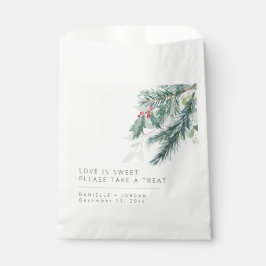 Bolsa De Papel Boda de vacaciones de Navidades elegantes