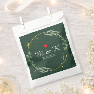 Bolsa De Papel Boda de vegetación acuática