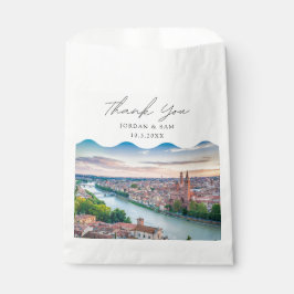 Bolsa De Papel Boda de Verona Italia personalizado