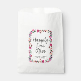 Bolsa De Papel Boda de Wreath romántico de cuento aéreo