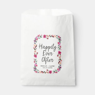 Bolsa De Papel Boda de Wreath romántico de cuento aéreo