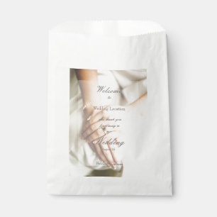 Bolsa De Papel Boda del anillo de diamantes de novia
