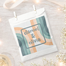 Bolsa De Papel boda del arcoiris de los años 70