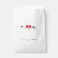 Boda del corazón rojo y la señora. Personalizada
