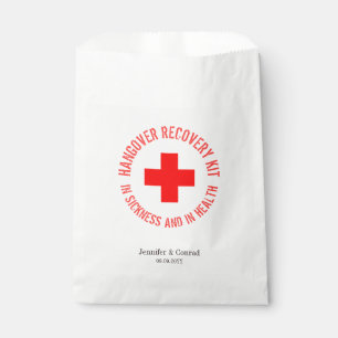 Bolsa De Papel Boda del kit de recuperación de socorro de resaca