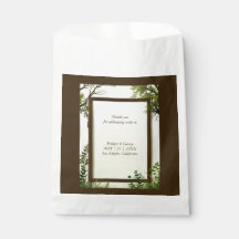 boda del marco rústico del árbol de la vegetación