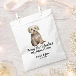 Bolsa De Papel Boda del Mascota de color completo Dandie Dinmont