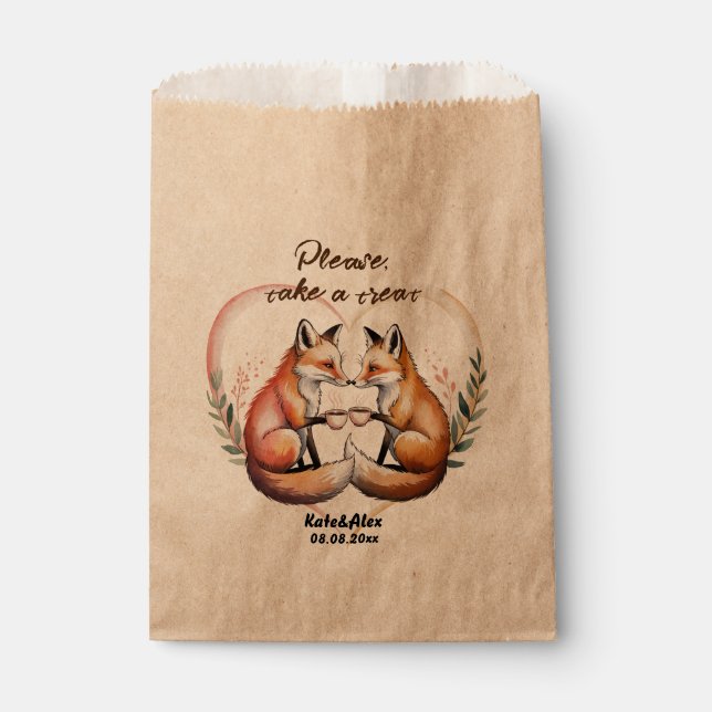 Bolsa De Papel Boda Divertida (Anverso)