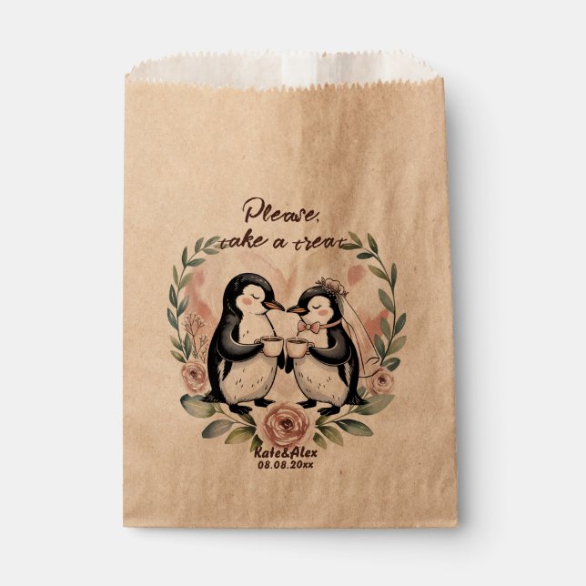 Bolsa De Papel Boda Divertida (Anverso)