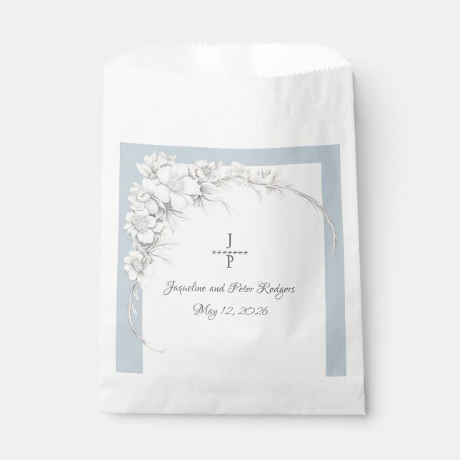 Bolsa De Papel Boda Elegance (Anverso)