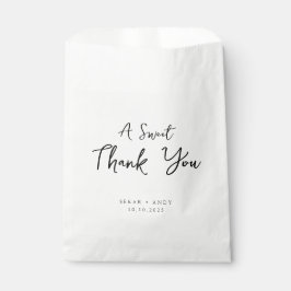 Bolsa De Papel Boda elegante y sencilla