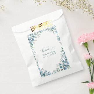 Bolsa De Papel boda floral azul Vintage Coastal Sailboat azul