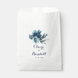 Bolsa De Papel Boda floral de acuarela clásica