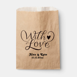 Bolsa De Papel Boda minimalista