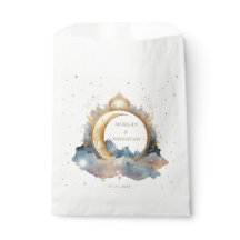 Boda místico de la luna de oro celeste