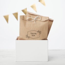 Bolsa De Papel Boda Neutral Elegante