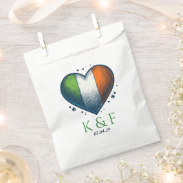 Bolsa De Papel Boda Pareja de Irlanda
