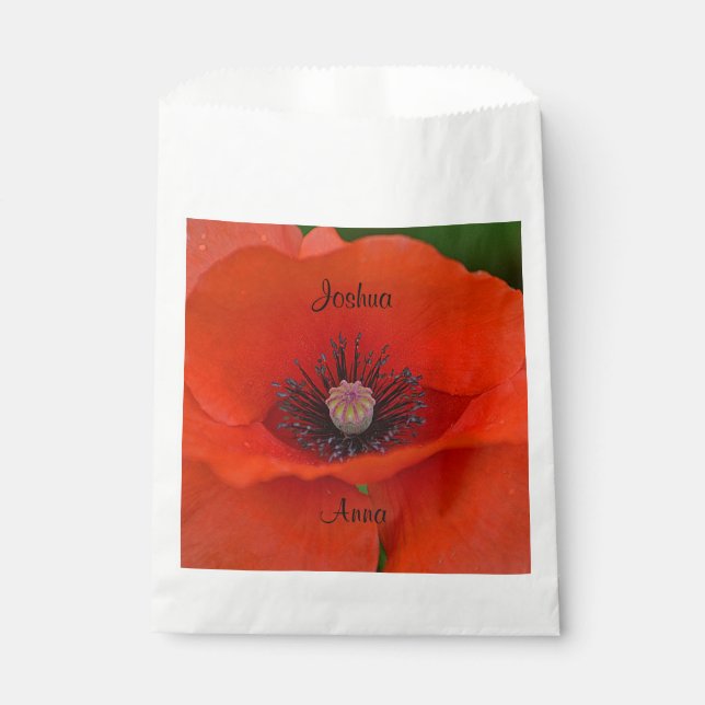 Bolsa De Papel Boda personalizado (Anverso)