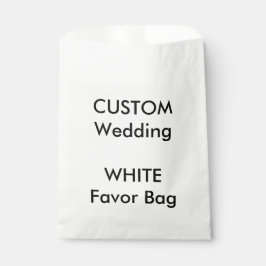 Bolsa De Papel Boda Personalizado Papel Favor Bolsa BLANCA