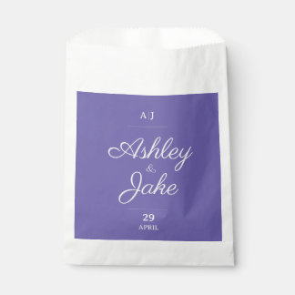 Bolsa De Papel Boda Purple Elegant Gift Bag