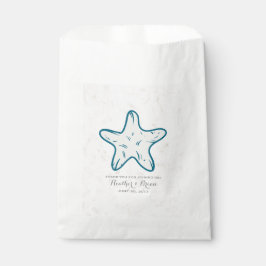 Bolsa De Papel Boda Real Rustic Starfish