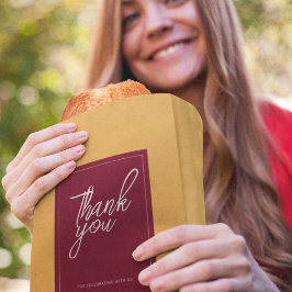 Bolsa De Papel Boda Rojo Real y Azul