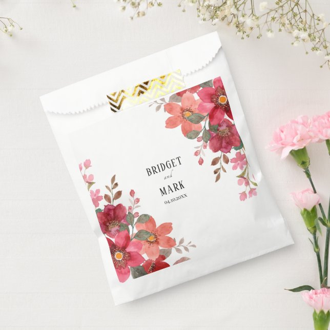 Bolsa De Papel Boda Rojo Sin Tiempo (Sellado)