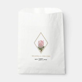 Bolsa De Papel Boda Rustic King Protea