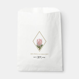 Bolsa De Papel Boda Rustic King Protea