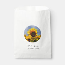 Boda Rústico del cielo azul girasol