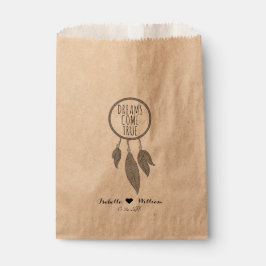 Bolsa De Papel Boda simple de Dreamcatcher