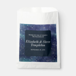Bolsa De Papel Boda Starry Night Celestial Gracias Marina