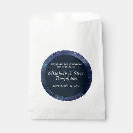 Bolsa De Papel Boda Starry Night Celestial Gracias Marina