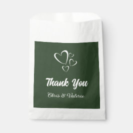 Bolsa De Papel Boda verde oliva
