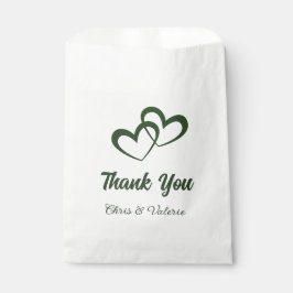 Bolsa De Papel Boda verde oliva