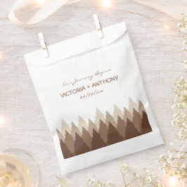 Bolsa De Papel Boda Woodland Forest Range Brown