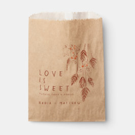 Bolsa De Papel Bodas de hierbas de hierba acuarela bodas otoño