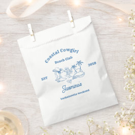 Bolsa De Papel Bodega costera Blue Ocean Bachelorette fin de sema