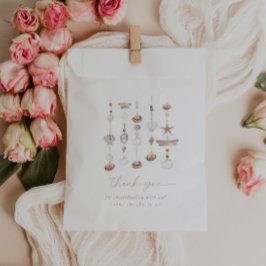 Bolsa De Papel Boho Beach Shell Baby Shower