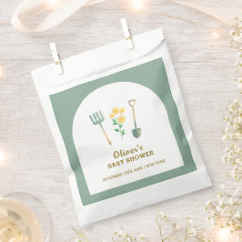 Bolsa De Papel Boho Floral Gardening Baby Shower de cultivo local