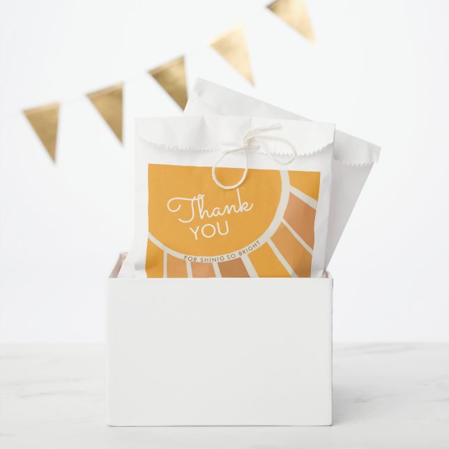 Bolsa De Papel Boho Little ray of Sunshine Baby Shower (Fiesta)