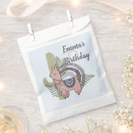Bolsa De Papel Boho Llama