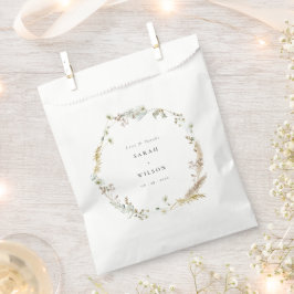 Bolsa De Papel Boho Palm Seca Pampas Grass Floral Wreath Boda