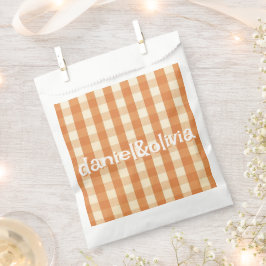 Bolsa De Papel Boho Retro Groovy Boda de onda colorida