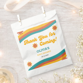 Bolsa De Papel Boho Retro Sunshine Gracias Baby Shower
