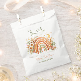 Bolsa De Papel Boho Scandinavian Rainbow Baby Shower Thank You