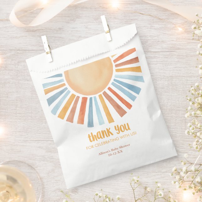Bolsa De Papel Boho sunshine sun boy (Cortado)