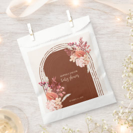 Bolsa De Papel Boho Terracotta Floral Arch Baby Shower