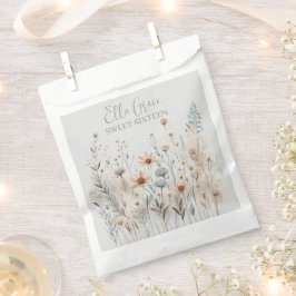 Bolsa De Papel Boho Wildflower