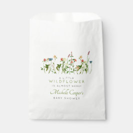 Bolsa De Papel Boho Wildflower Baby Shower